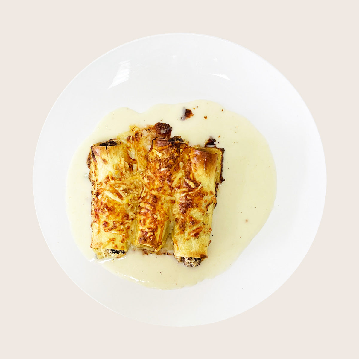 Canelones de Champiñones Trufados